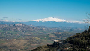 Etna vulkán, Szicília, Olaszország